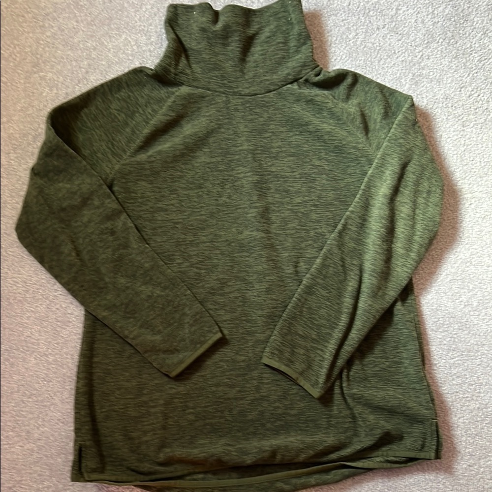 Olive Green Turtleneck Sweater